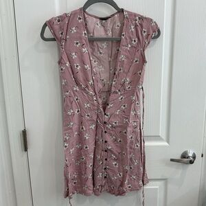 Aeropostale Pink Floral Dress